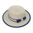 Fashion Beige Flat Top Wide Brim Sun Hat