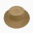Fashion Brown Straw Flat Top Large Brim Sun Hat