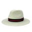 Fashion Navy Blue Flat Top Large Brim Webbed Straw Sun Hat