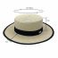 Fashion Red Flat Top Covered Webbing Large Brimmed Sun Hat