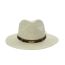 Fashion Milky White Metal Leaf Straw Large Brim Sun Hat