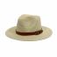 Fashion Milky White Belt Buckle Straw Sun Hat