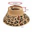 Fashion Beige Leopard Print Straw Hat