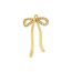 Fashion 5# Copper Diamond Bow Pendant