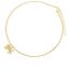 Fashion Gold Copper Diamond Bow Necklace