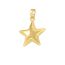 Fashion White Gold Gold-plated Copper Five-pointed Star Pendant