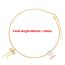 Fashion Gold Gold Plated Copper Bow Necklace With Zirconium