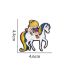 Fashion Rainbow Horse Alloy Rainbow Horse Brooch