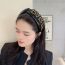 Fashion Brown Cross Leather Knotted Wide-brimmed Headband