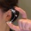 Fashion Ear Hook-silver-right Ear Copper Diamond Cat Ear Clip