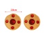 Fashion White Alloy Pearl Round Stud Earrings (Alloy+pearl)