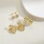 Fashion Round White Zirconium Copper Diamond Ball Earrings