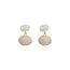 Fashion Full Diamond Oval (real Gold Plating To Maintain Color) Copper Inlaid Zirconium Oval Stud Earrings