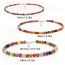 Fashion 6mm Colorful Tourmaline Beaded Necklace