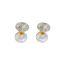Fashion Two Flash Diamonds (real Gold Plating To Preserve Color) Copper Inlaid Zirconium Geometric Stud Earrings