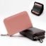 Fashion 18 Cards Pink Leather Multi-card Slot Large-capacity Coin Purse