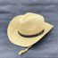 Fashion Khaki Straw Drawstring Large Brim Sun Hat