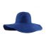 Fashion Deep Purple Straw Large Brim Sun Hat
