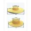 Fashion Yellow Straw Large Brim Sun Hat