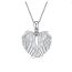 Fashion Heart Shaped Wings Alloy Diamond Wings Necklace