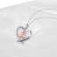Fashion Mother's Day Foot Heart Necklace Alloy Zirconium Love Foot Necklace