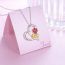 Fashion Seven Star Ladybug Flower Heart Necklace Alloy Diamond Love Insect Necklace