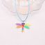 Fashion Rainbow Bar-necklace Leather Rainbow Bar Necklace