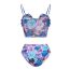 Fashion One Piece Suit Three-dimensional Floral One-piece Swimsuit Beach Skirt Set