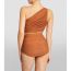 Fashion Halter Neck Suit Mesh Spliced Split Swimsuit Beach Skirt Set