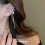 Fashion Ear Cuff-pink (single) Copper Diamond Claw Chain Butterfly Ear Cuff (single)