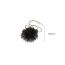 Fashion Necklace - Black Lace Flower Necklace