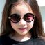Fashion Children Black Pc Round Children's Sunglasses