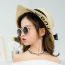 Fashion Silver Frame Double Gray Piece Pc Flower Round Sunglasses
