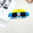 Fashion C3 Dark Blue Pc Silicone Cartoon Sunglasses
