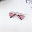 Fashion Nickel/light Pink Pc Double Bridge Children's Sunglasses