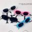 Fashion Purple Frame-children Pc Oval Small Frame Children's Sunglasses