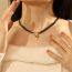 Fashion Love Copper Gold-plated Love Necklace