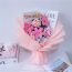 Fashion Lotus Bouquet-packaged And Shipped Wool Knitting Simulation Bouquet