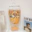 Fashion Clear Orange Sunflower + Gift Bag Exquisite Packaging Wool Knitting Simulation Bouquet