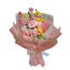 Fashion Pink Packaged And Ready For Delivery Wool Knitting Simulation Bouquet