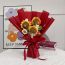 Fashion Sunflower-gold Color Wool Knitting Simulation Bouquet