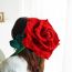 Fashion Giant Rose Wool Knitting Simulation Bouquet