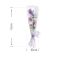 Fashion Purple Lily Of The Valley Flower Wool Knitting Simulation Bouquet
