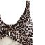 Fashion Leopard Print Polyester Leopard Print Hollow Tankini Swimsuit Bikini