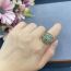 Fashion Ring Turquoise Braided Round Ring