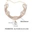 Fashion Silver Alloy Diamond Claw Chain Necklace