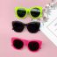 Fashion Off-white Frame Pc Cat Eye Large Frame Children's Sunglasses