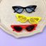 Fashion Black Frame-blue Cat Eye Small Frame Children's Sunglasses
