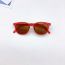 Fashion Coral Orange Pc Square Frame Children's Sunglasses