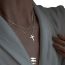 Fashion Double Layer Alloy Cross Double Layer Necklace